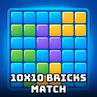 10x10 Bricks Match - 10x10 Grid game