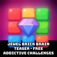 Jewel Brick Brain Teaser - Free Addictive Challenges - Jewel Blocks game